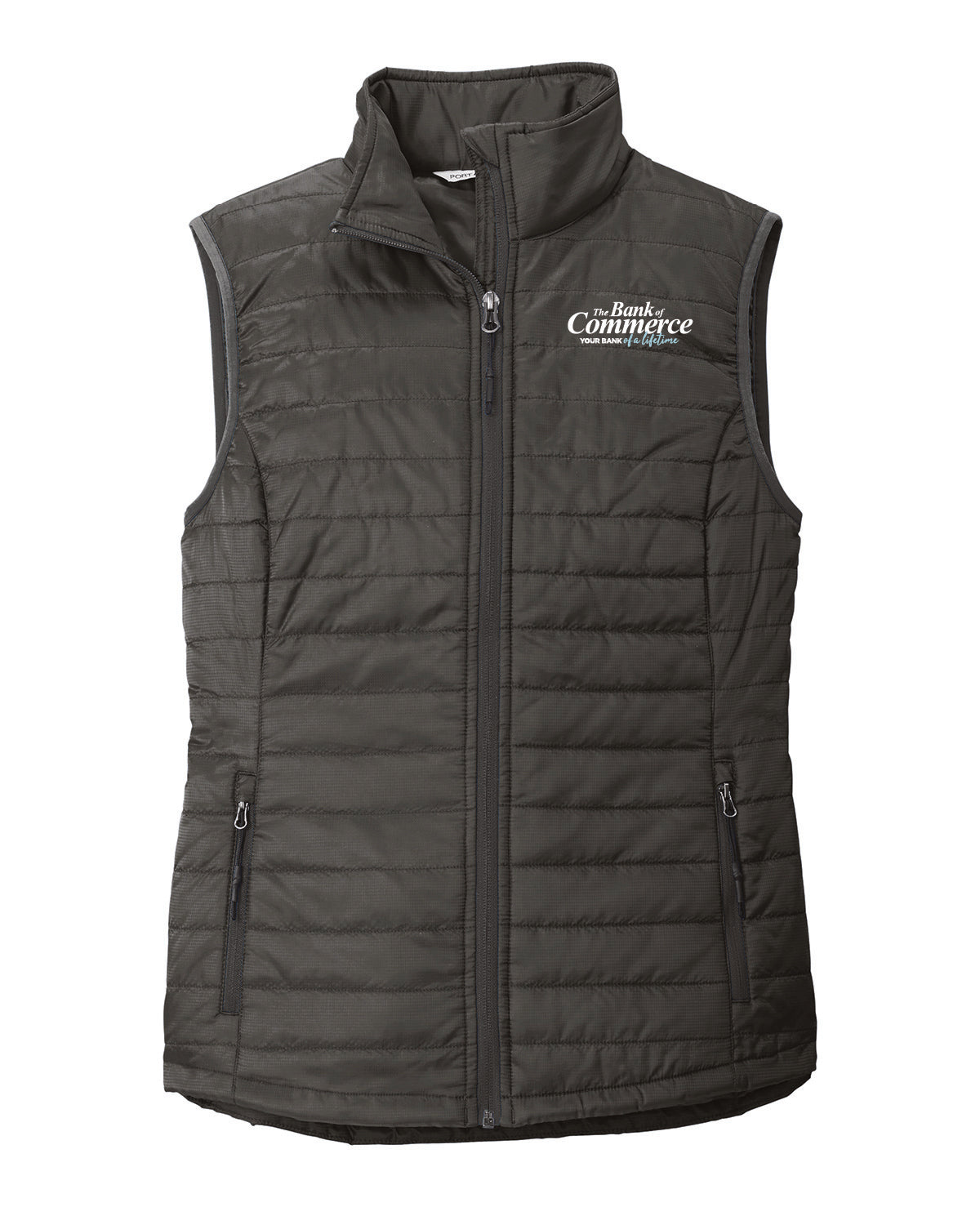 Bank of Commerce - Embroidered Pocket - WOMENS Port Authority Puffy Vest - L851