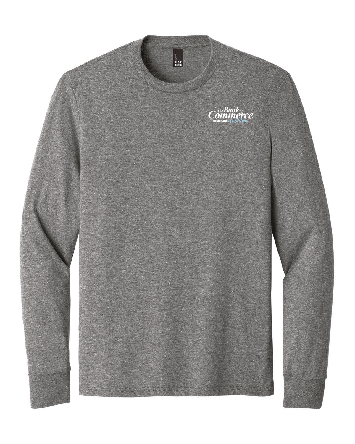 Bank of Commerce - Embroidered Pocket - District Perfect Tri Long Sleeve - DM132