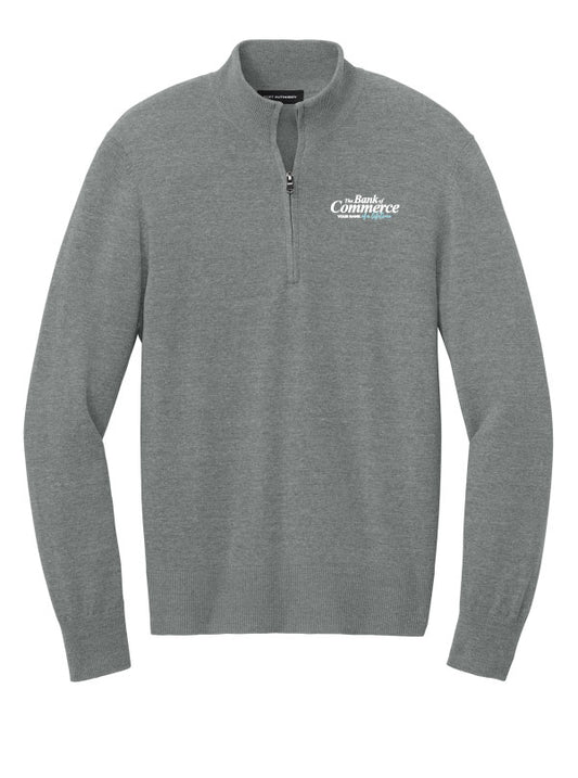 Bank of Commerce - Embroidered - SW2900 Port Authority® Unisex Easy Care 1/4-Zip Sweater