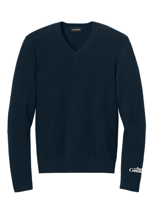 Bank of Commerce - Embroidered - SW2850 Port Authority® Unisex Easy Care V-Neck Sweater