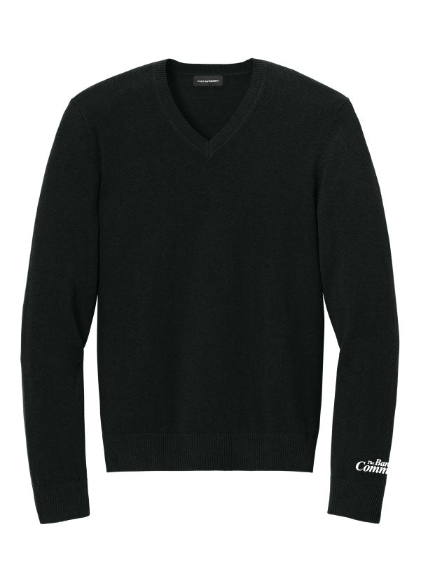 Bank of Commerce - Embroidered - SW2850 Port Authority® Unisex Easy Care V-Neck Sweater