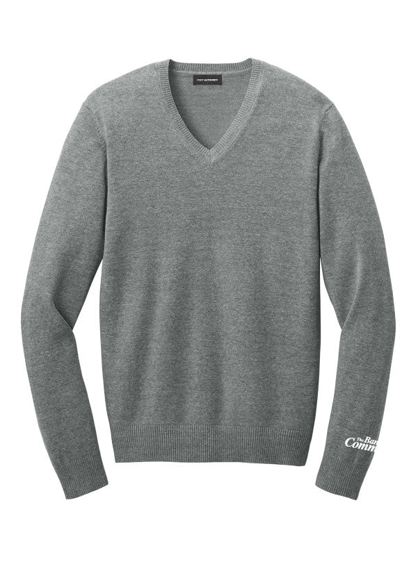 Bank of Commerce - Embroidered - SW2850 Port Authority® Unisex Easy Care V-Neck Sweater