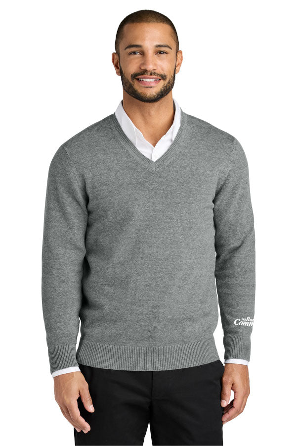 Bank of Commerce - Embroidered - SW2850 Port Authority® Unisex Easy Care V-Neck Sweater