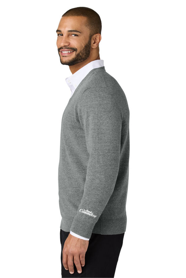 Bank of Commerce - Embroidered - SW2850 Port Authority® Unisex Easy Care V-Neck Sweater