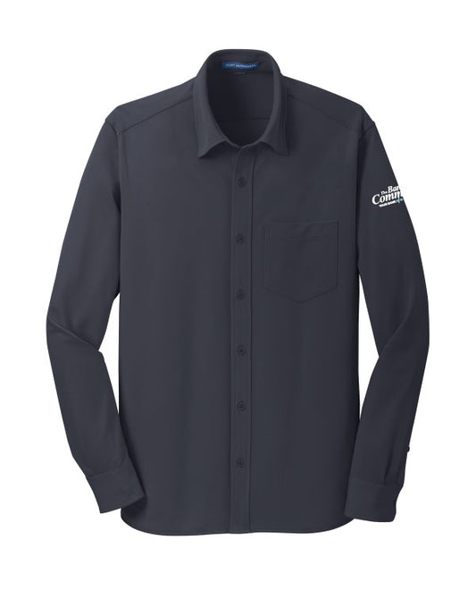 Bank of Commerce - Embroidered - K570 Port Authority® Men's Dimension Knit Dress Shirt