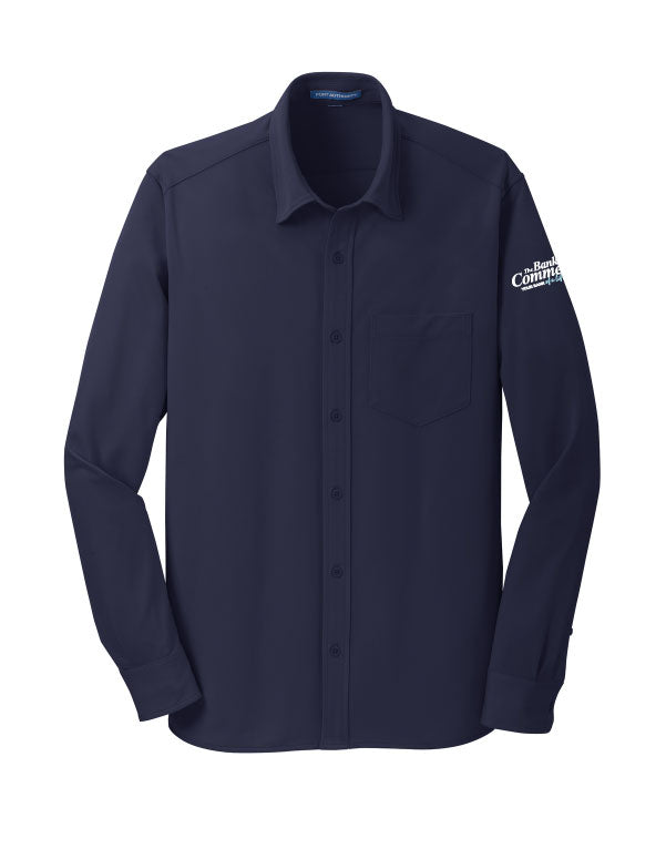 Bank of Commerce - Embroidered - K570 Port Authority® Men's Dimension Knit Dress Shirt