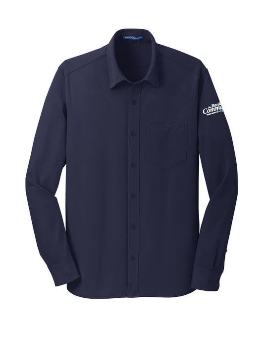 Bank of Commerce - Embroidered - K570 Port Authority® Men's Dimension Knit Dress Shirt