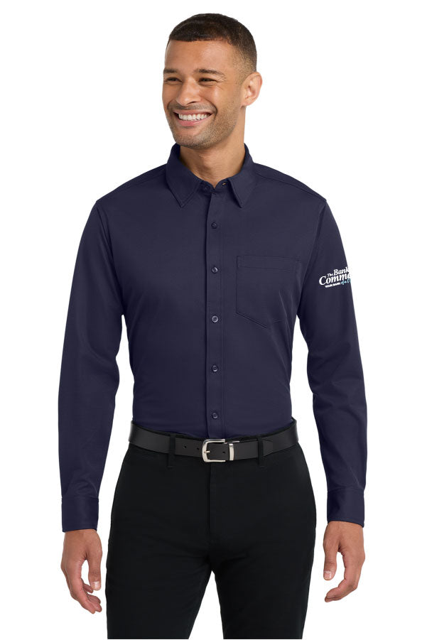 Bank of Commerce - Embroidered - K570 Port Authority® Men's Dimension Knit Dress Shirt