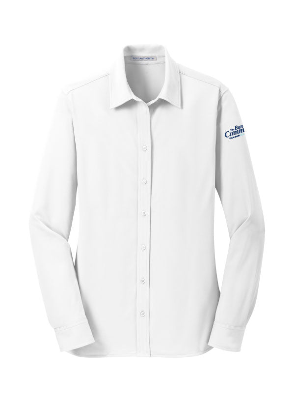 Bank of Commerce - Embroidered - L570 Port Authority® Women's Dimension Knit Dress Shirt