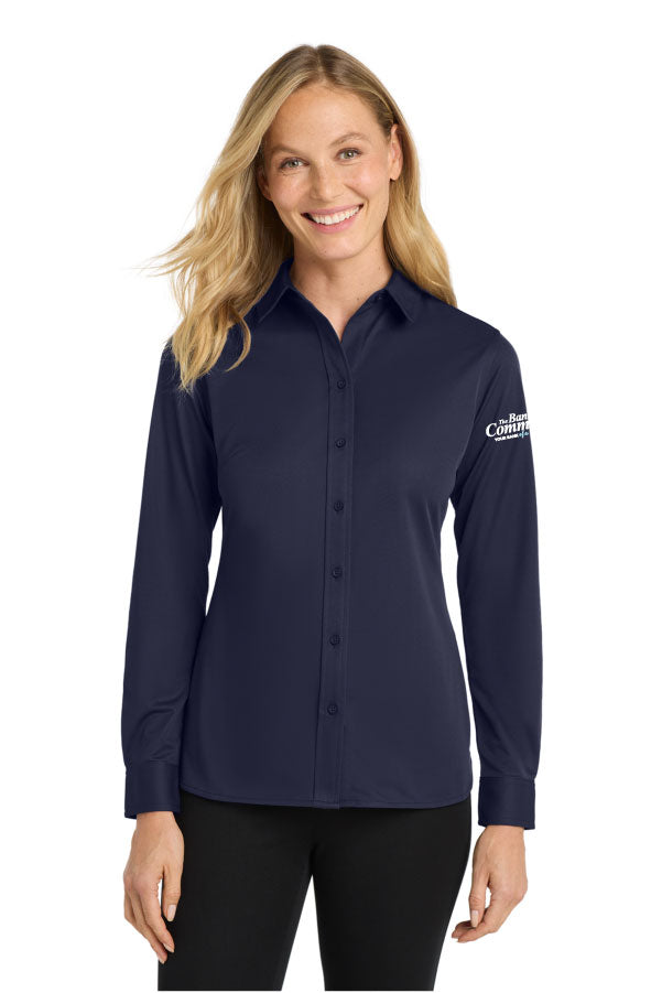 Bank of Commerce - Embroidered - L570 Port Authority® Women's Dimension Knit Dress Shirt
