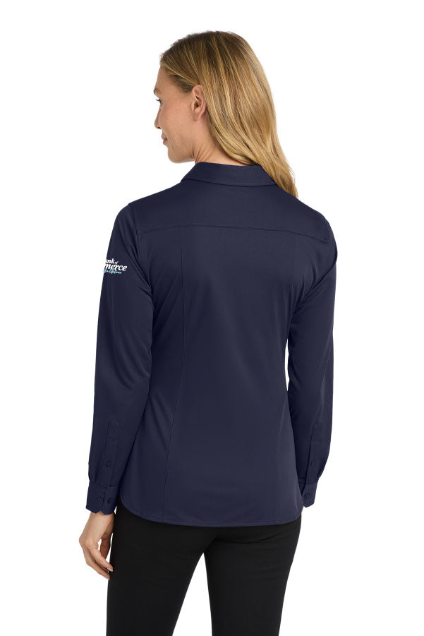 Bank of Commerce - Embroidered - L570 Port Authority® Women's Dimension Knit Dress Shirt