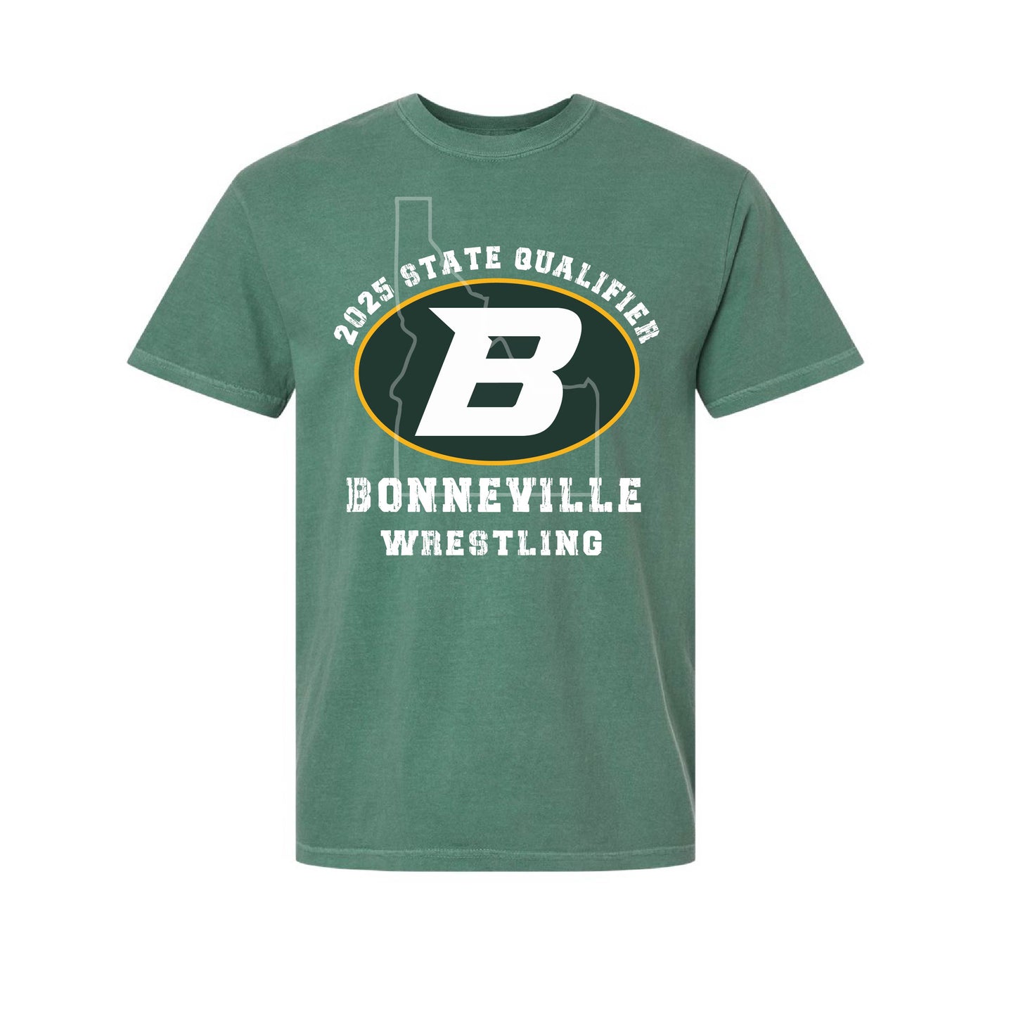 BONNEVILLE WRESTLING STATE QUALIFIER - Comfort Colors Tee