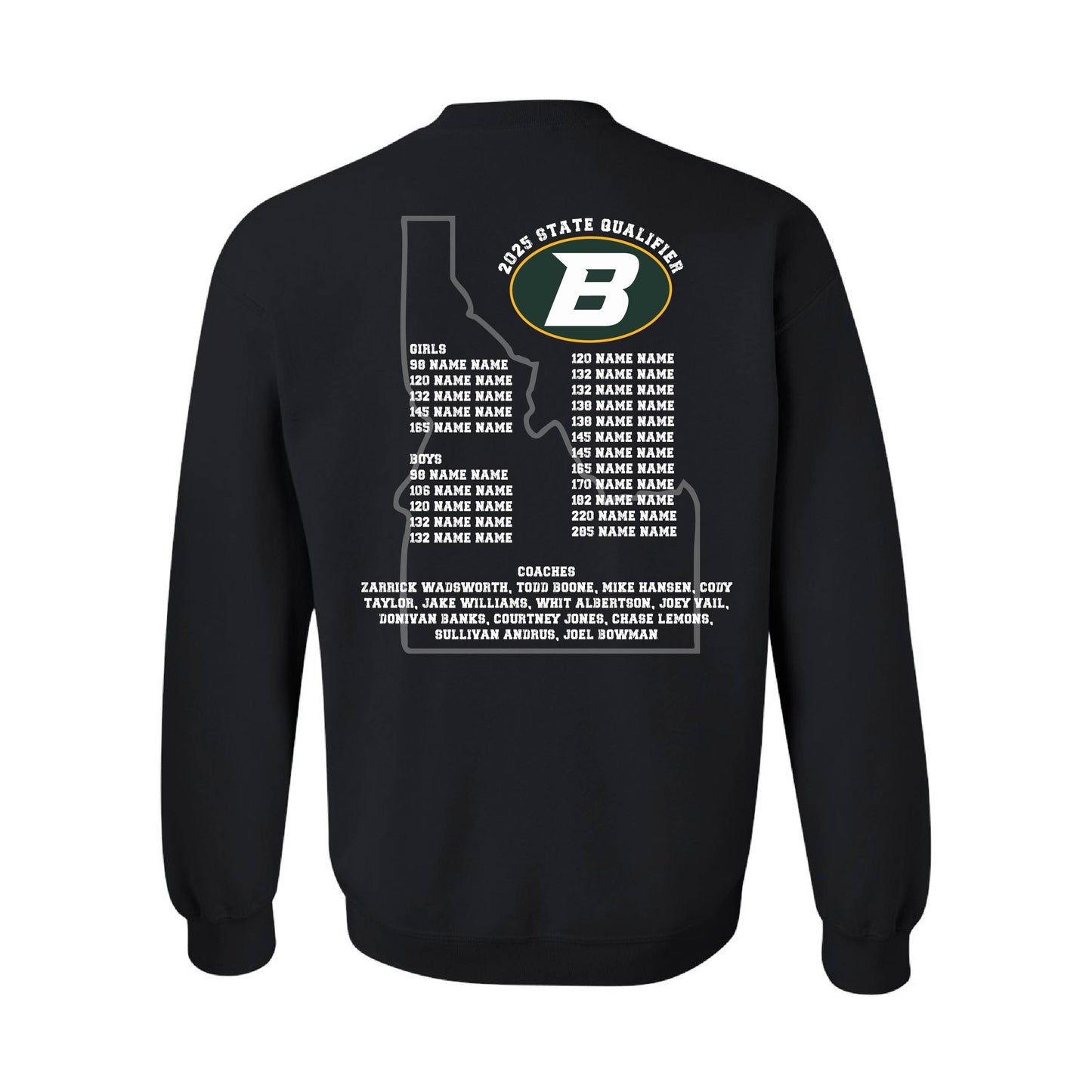 BONNEVILLE STATE WRESTLING STATE QUALIFIER - BASIC Fleece