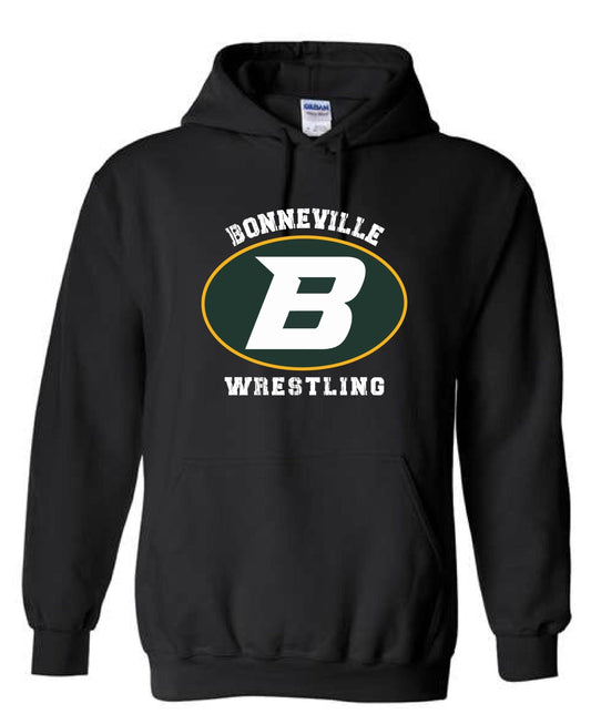 Bonneville Wrestling - BASIC Fleece HOODIE