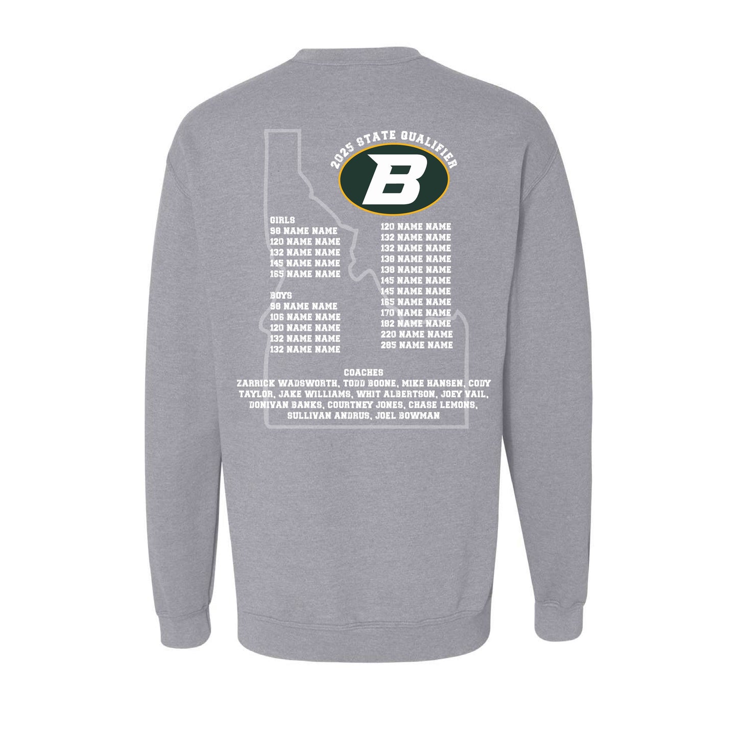 BONNEVILLE STATE WRESTLING STATE QUALIFIER - BASIC Fleece