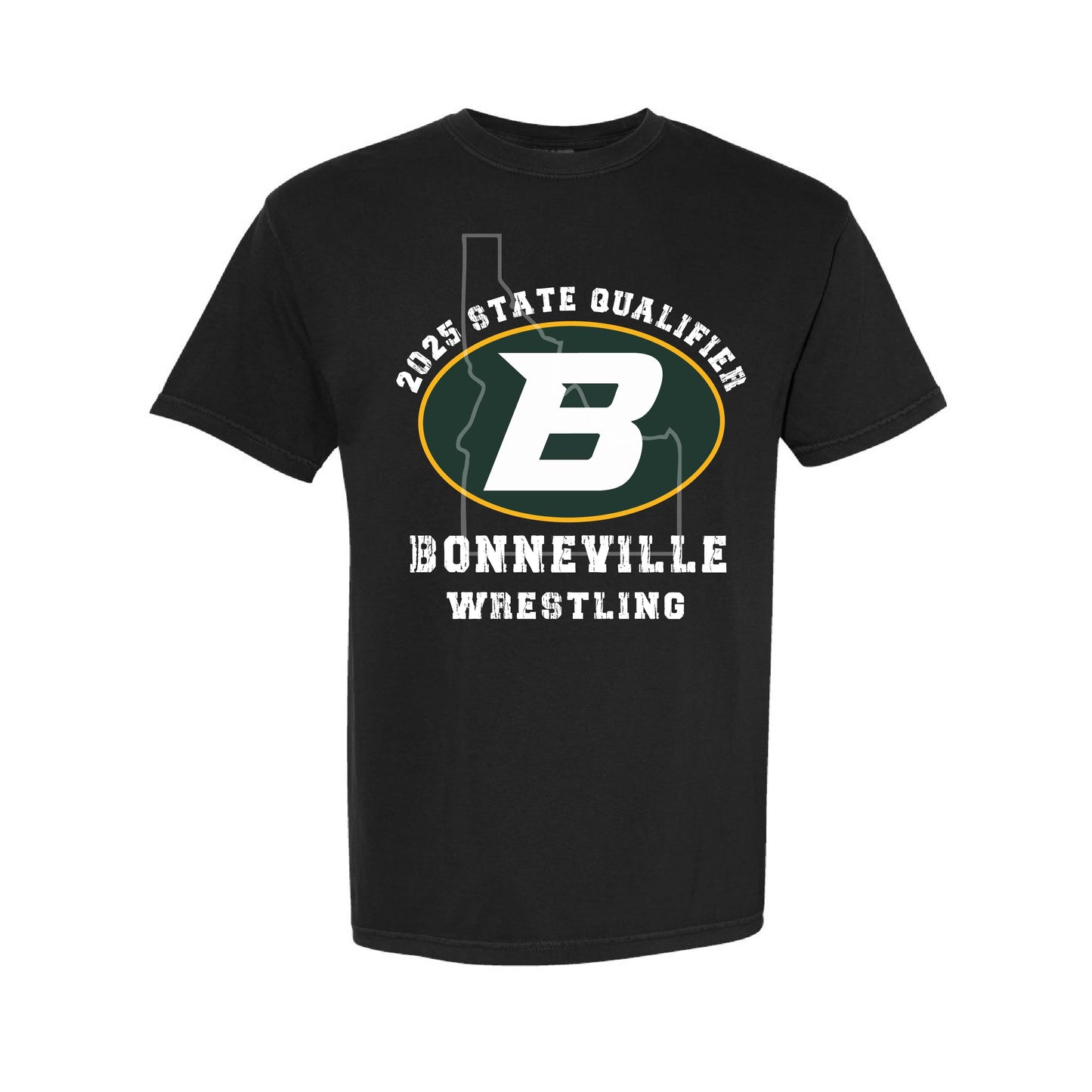 BONNEVILLE WRESTLING STATE QUALIFIER - Comfort Colors Tee