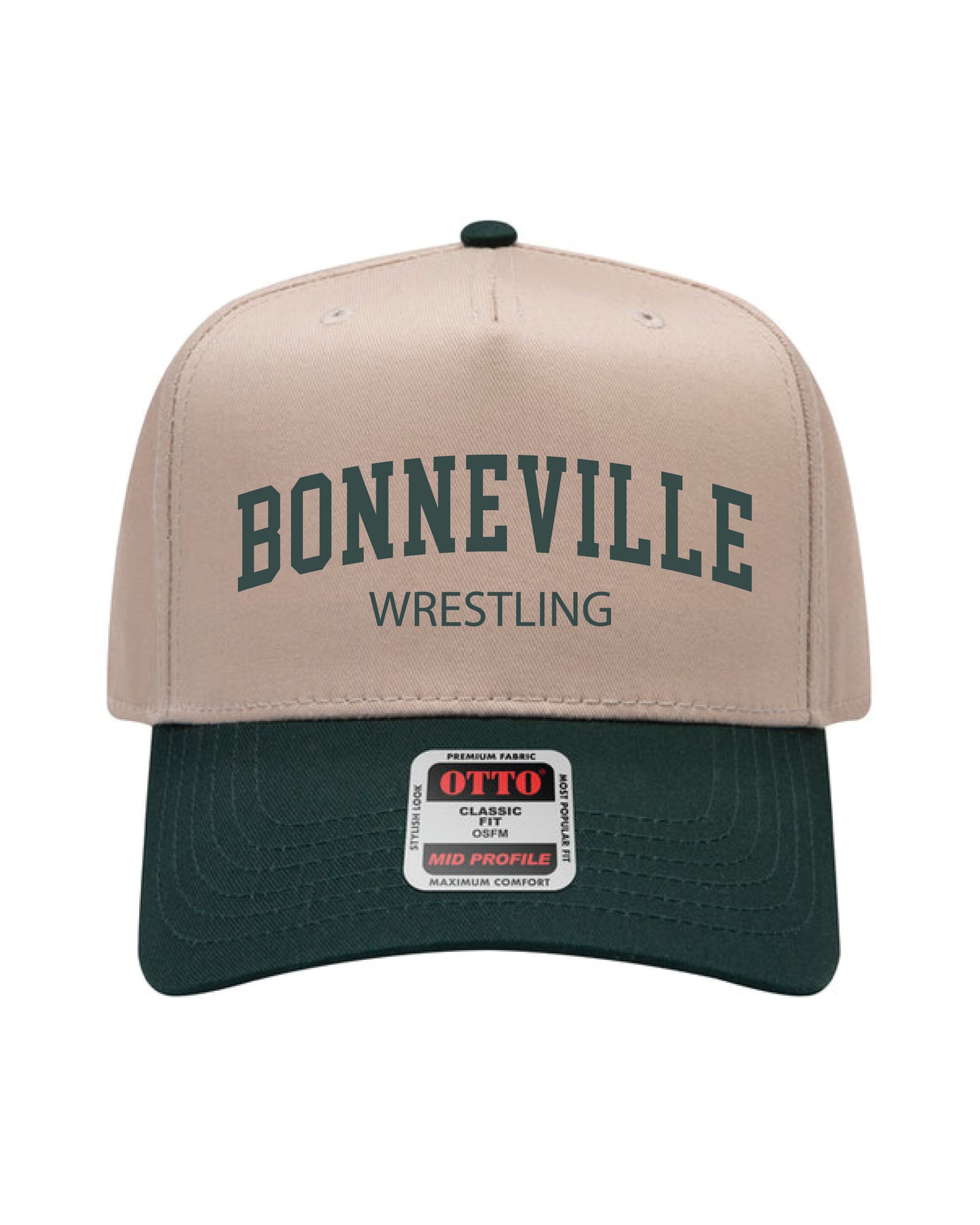 Bonneville Wrestling - Puff Embroidery Trucker Hat