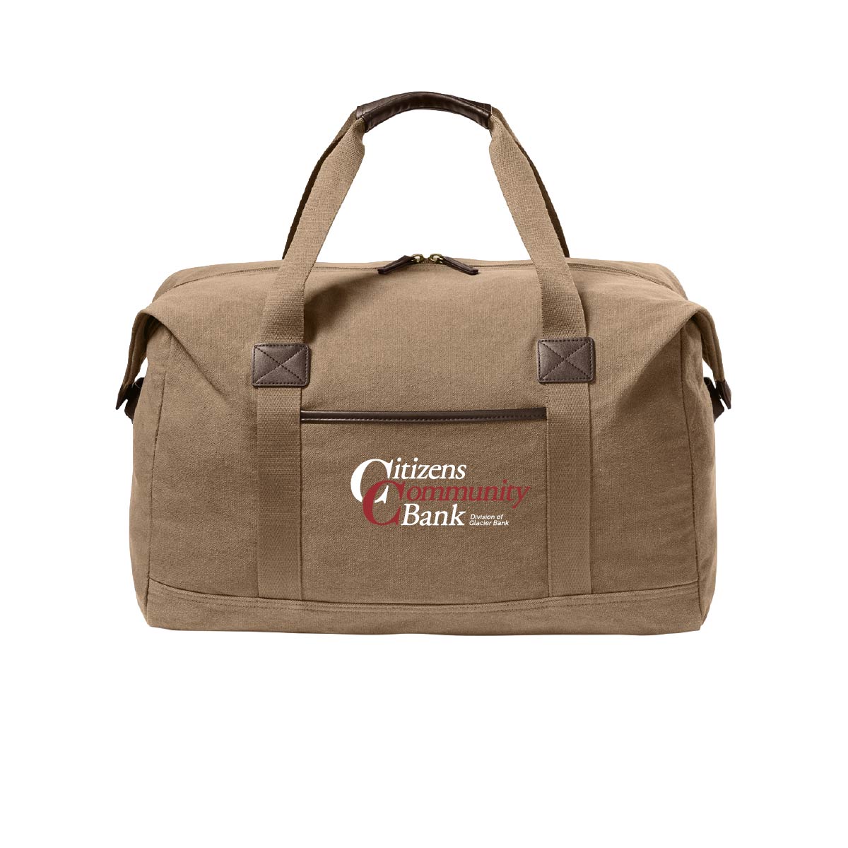 Citizens Community Bank - Embroidered - Port Authority® Washed Canvas Duffel - BG8030