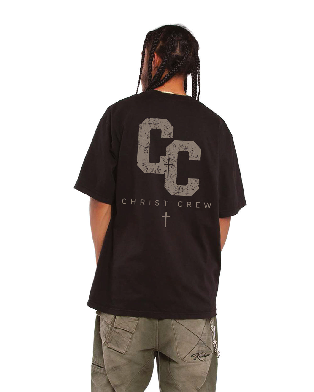 Christ Crew - Two C's Logo - Printed - Shaka Heavyweight Tee - SHGD
