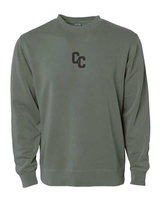 Christ Crew - Embroidered tone-on-tone - Independent Trading Pigment Crew - PRM3500