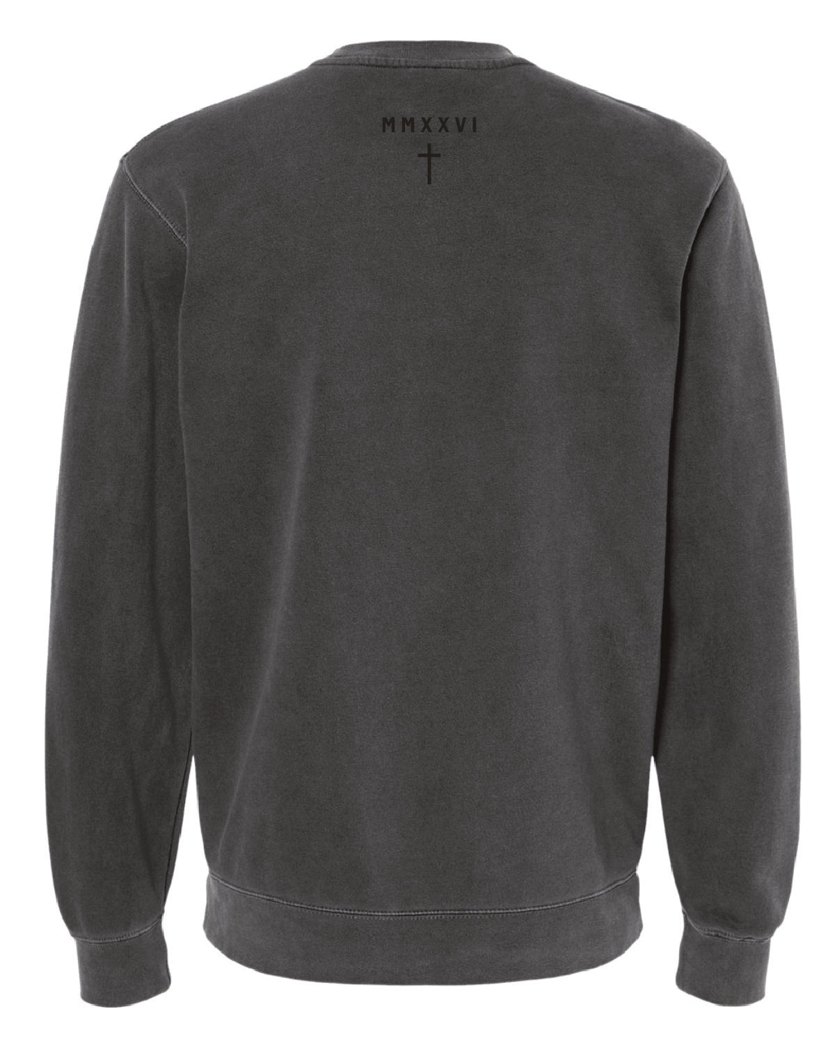 Christ Crew - Embroidered tone-on-tone - Independent Trading Pigment Crew - PRM3500