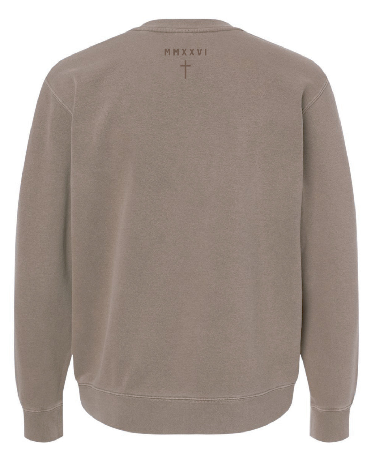 Christ Crew - Embroidered tone-on-tone - Independent Trading Pigment Crew - PRM3500