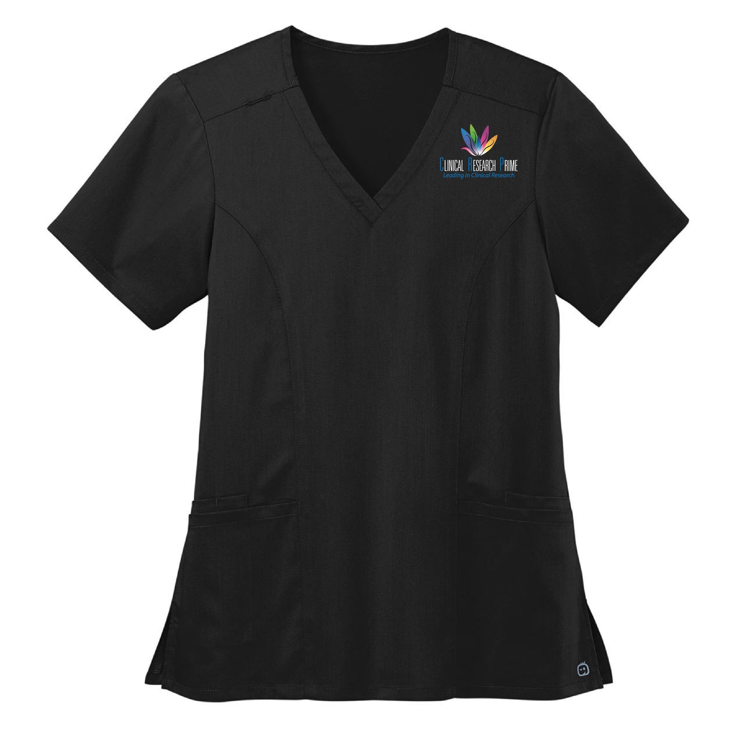 Clinical Research Prime - PREMIUM Scrubs Women's Premiere Flex V-neck Top
