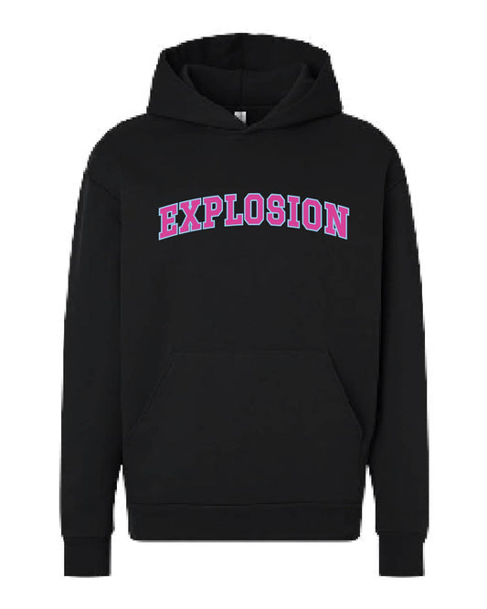 USA Explosion Softball - Boulevard Heavyweight Hoodie -  Explosion (Arch) - Custom Number (Back) - IND330BLV