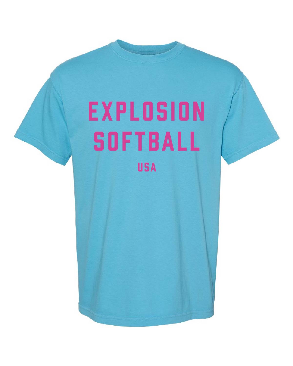 USA Explosion Softball - Comfort Colors Tee - Explosion Softball - 1717