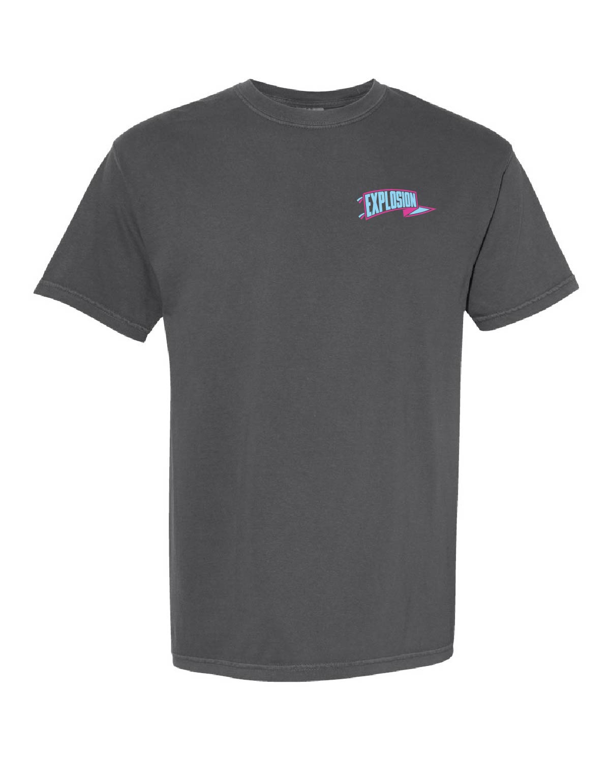 USA Explosion Softball - Comfort Colors Tee - Banner Pocket (Front) One Team. One Goal. Respect The Game (Back) - 1717