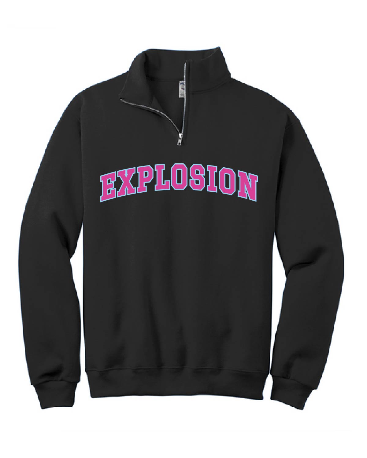 USA Explosion Softball - Quarter Zip Fleece - Explosion (Arch) - Custom Number (Back) - 995M