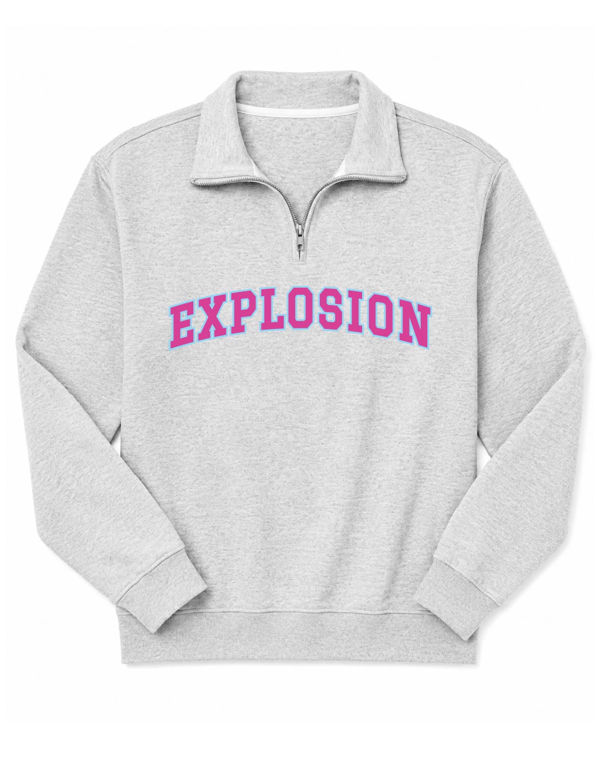 USA Explosion Softball - Quarter Zip Fleece - Explosion (Arch) - Custom Number (Back) - 995M