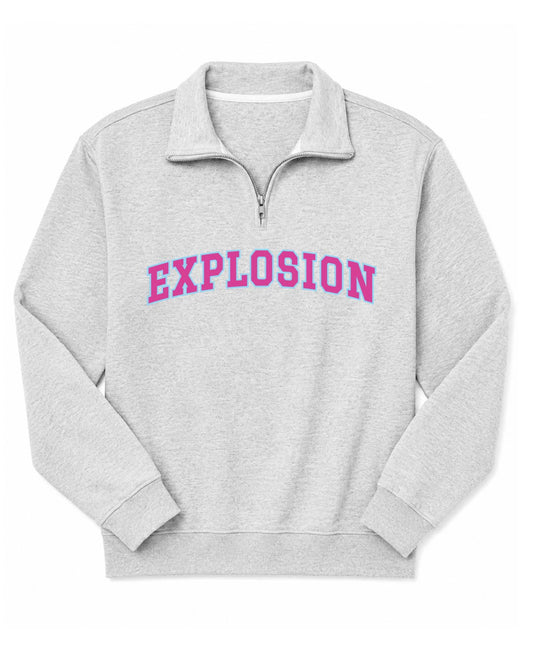 USA Explosion Softball - Quarter Zip Fleece - Explosion (Arch) - Custom Number (Back) - 995M
