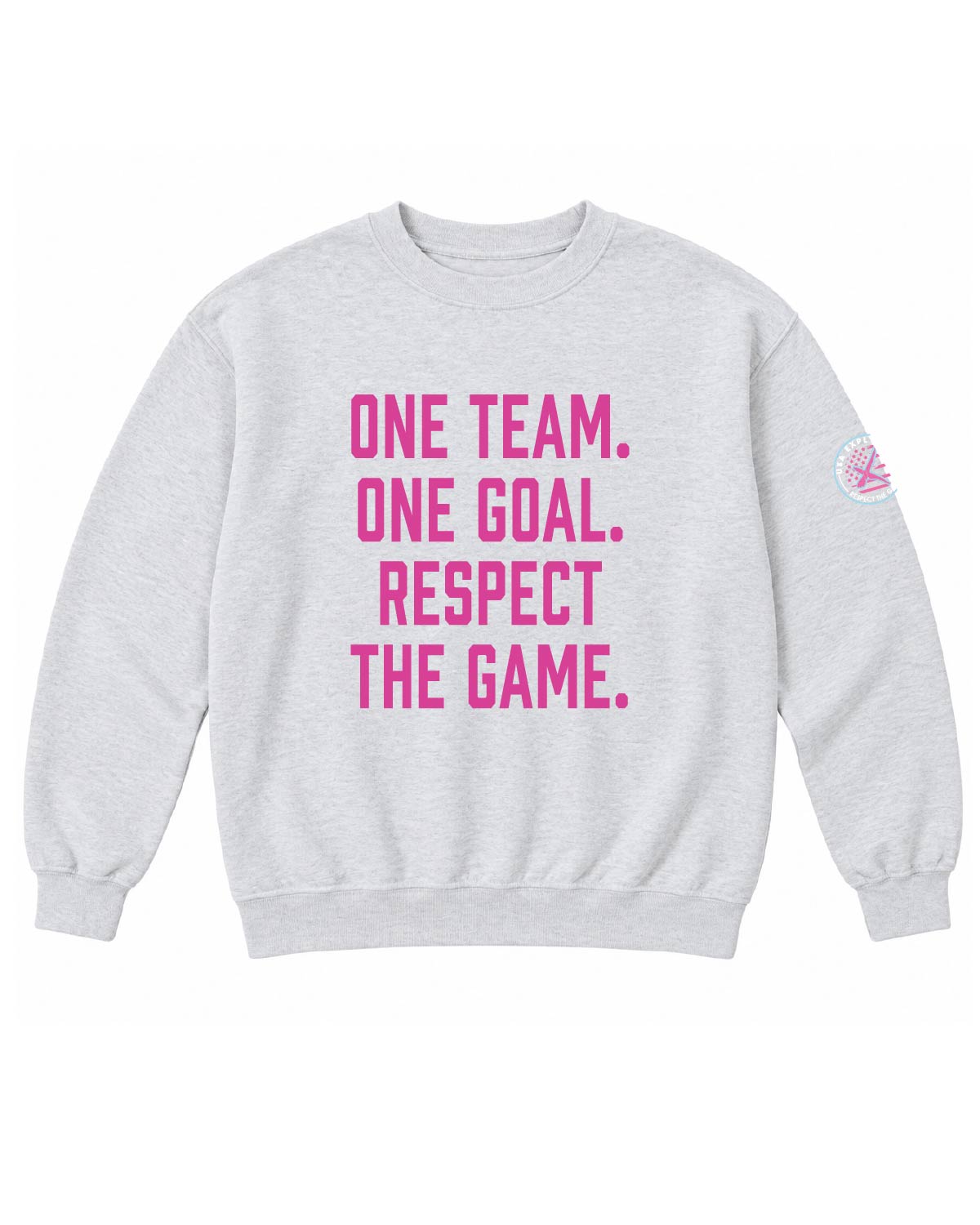 USA Explosion - Basic Fleece Crewneck - One Team. One Goal. Respect The Game. - 18000
