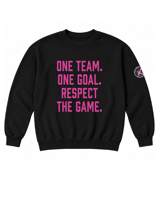 USA Explosion - Basic Fleece Crewneck - One Team. One Goal. Respect The Game. - 18000