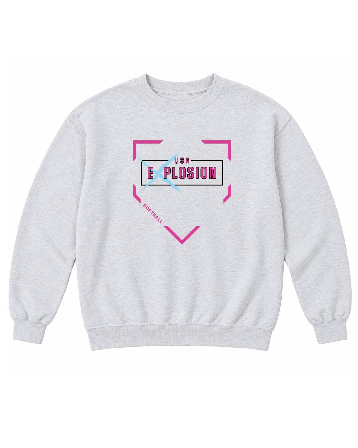 USA Explosion - Basic Fleece Crewneck - Explosion Diamond - 18000