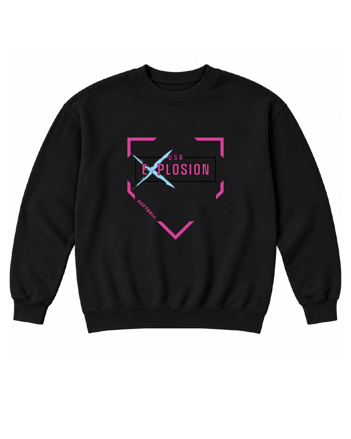 USA Explosion - Basic Fleece Crewneck - Explosion Diamond - 18000
