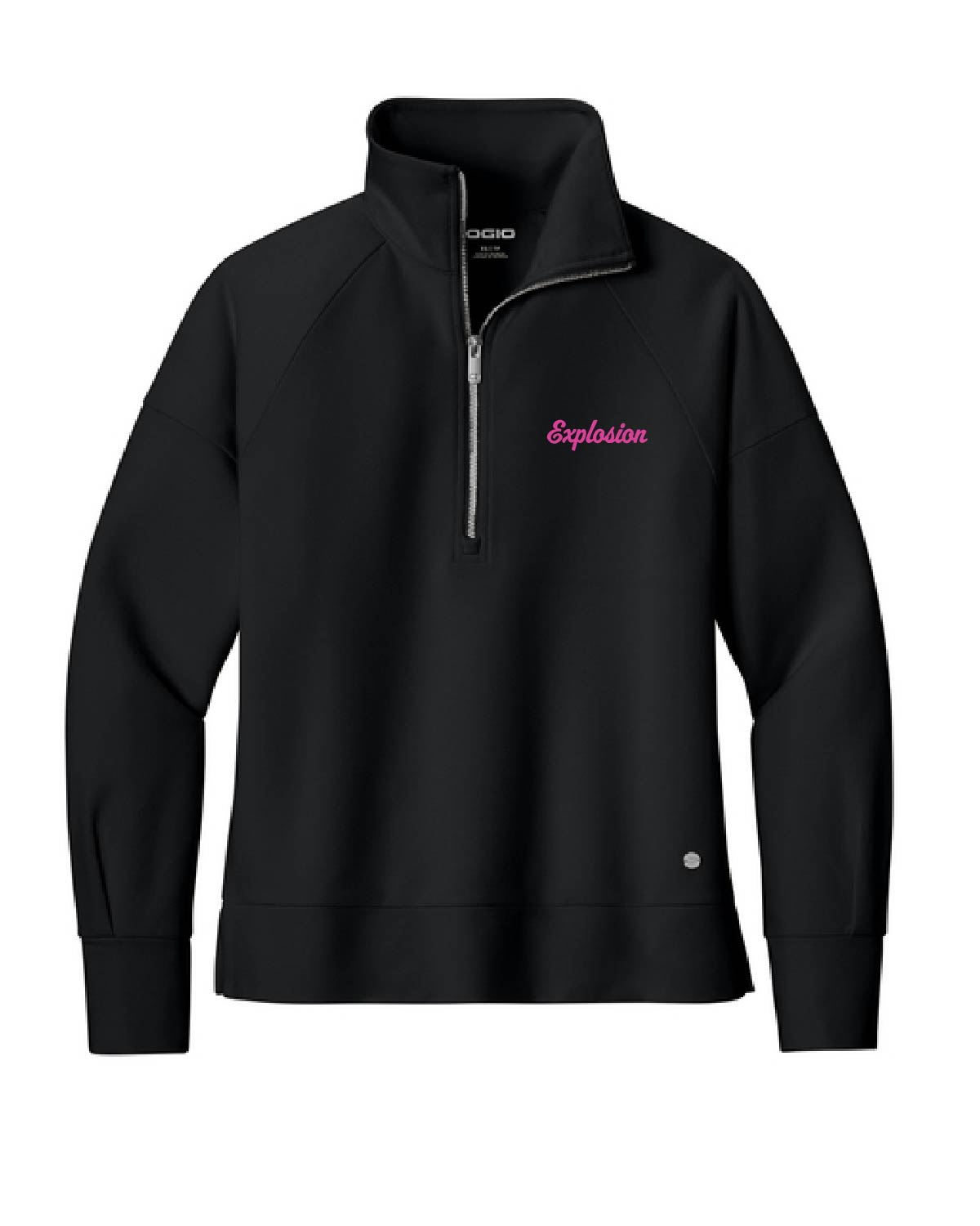 USA Explosion Softball -  Embroidered Women's Ogio Luma 1/2 Zip - Explosion (cursive) - LOG814