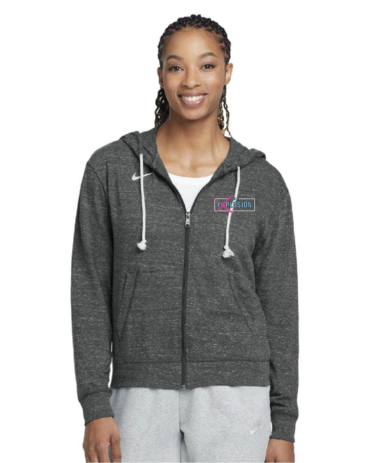 USA Explosion Softball -  Nike Vintage Gym Hoodie - Rectangle Logo - CN9402