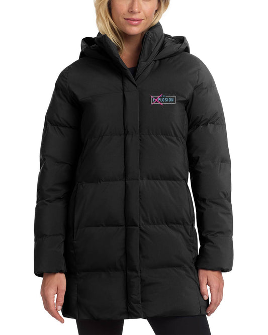 USA Explosion - Embroidered Mercer+Mettle® Women’s Puffy Parka - Rectangle Logo - MM7213