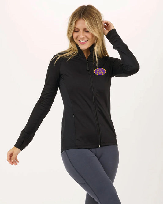 Broadmoor Skating - Embroidered - Front Pocket and Back Logo - Women's Boxercraft Studio Jacket S95
