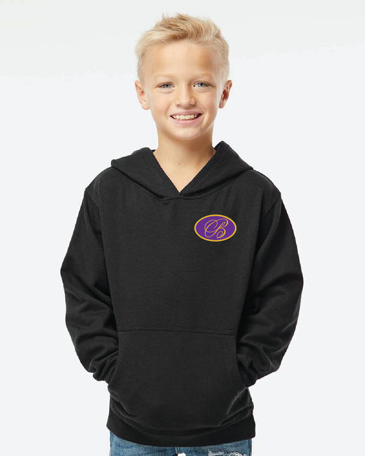 Broadmoor Skating - Printed - Pocket and Back Logo - Youth Independent Hoodie SS4001Y