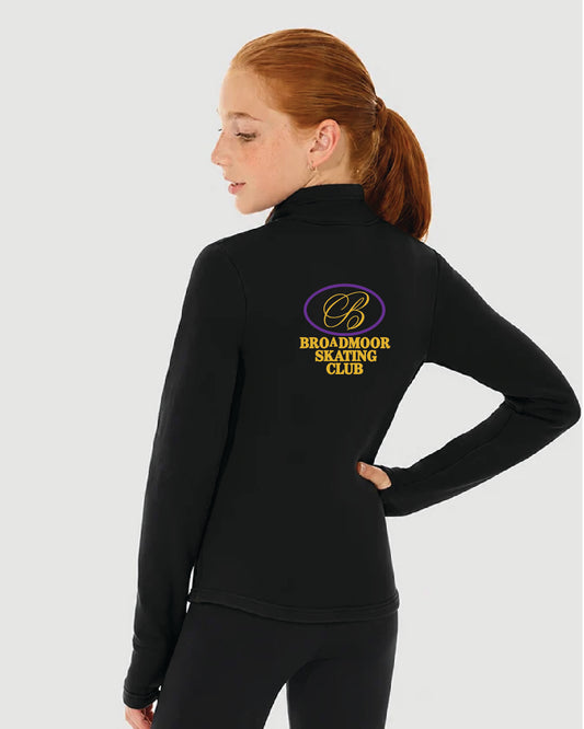 Broadmoor Skating - Embroidered - Pocket and Back Logo - Girl's Mondor Polartec Jacket