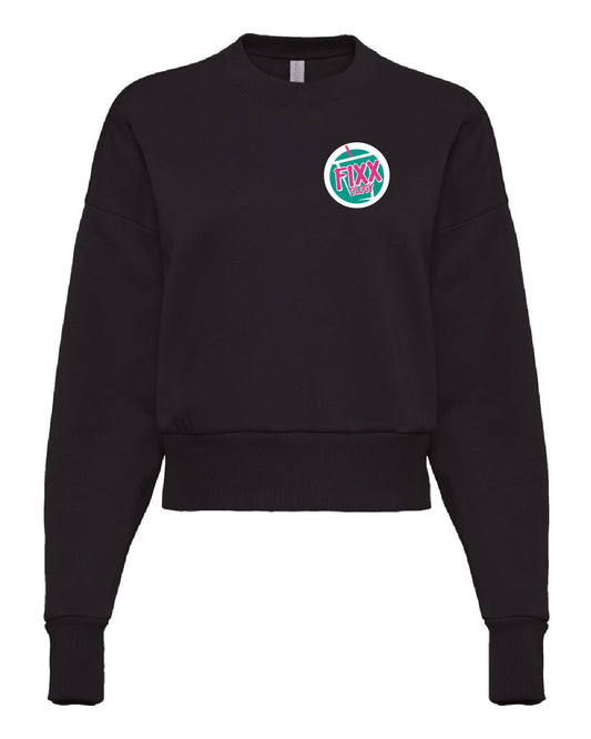 Fixxology - Women's Next Level Crop Sweatshirt - Printed Design - 9087