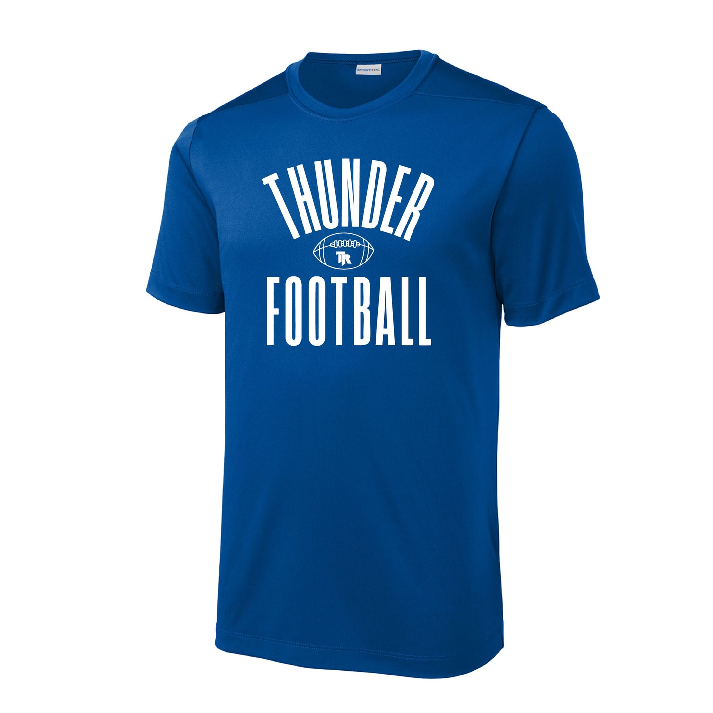Thunder Ridge Football - Football Ball - True Royal Short Sleeve Sun Shirt