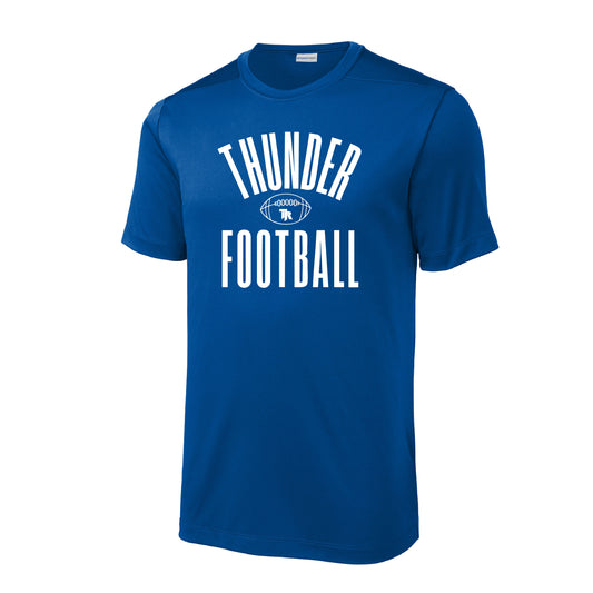 Thunder Ridge Football - Football Ball - True Royal Short Sleeve Sun Shirt