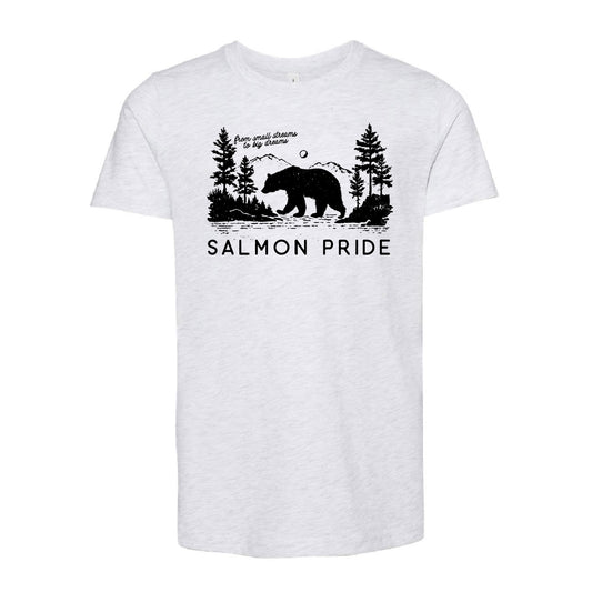 From Small Streams to Big Dreams Salmon Pride - ASH short sleeve tees