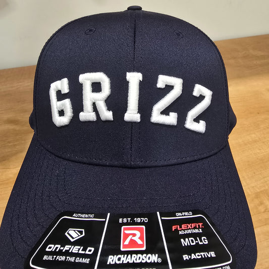 GRIZZ (Puff Embroidery) - Laser Perf R-flex Cap