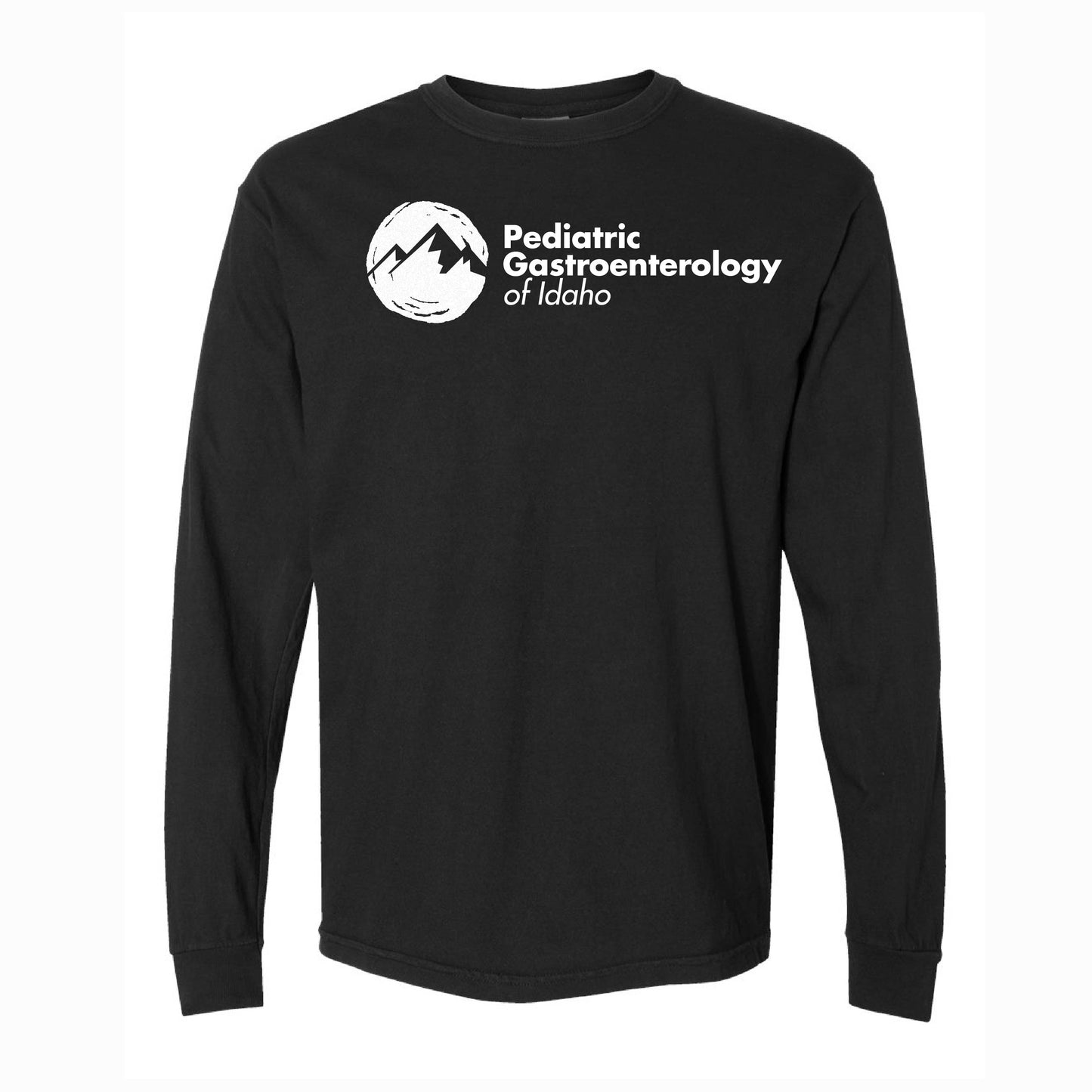 Pediatric Gastroenterology of Idaho (full size) - LONG SLEEVE Comfort Colors Tee