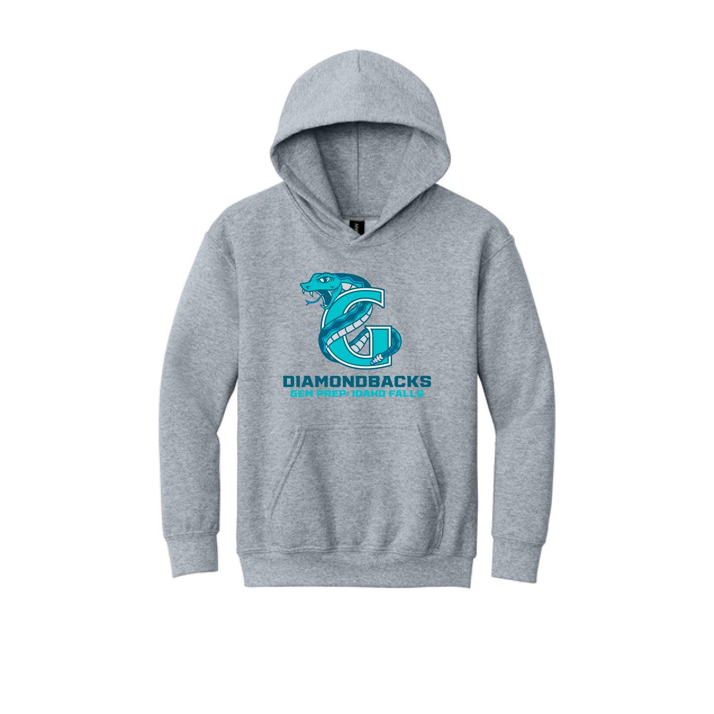 Gem Prep Spirit Wear - Gildan® Youth Heavy Blend™ Hooded Sweatshirt- 18500B